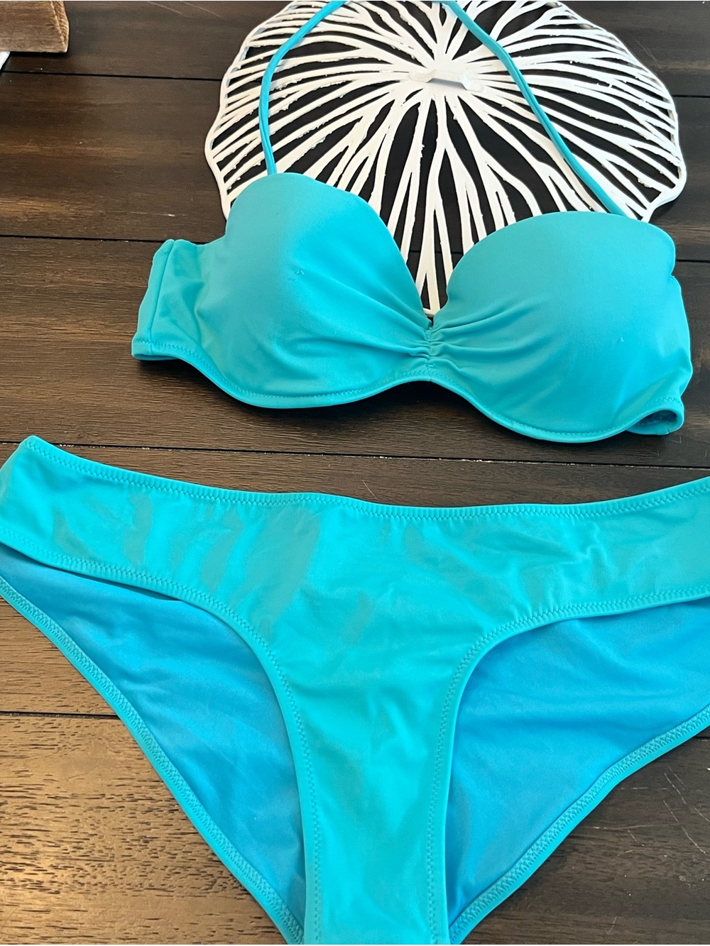 Victoria's Secret Bright Turquoise Two-Piece Bikini